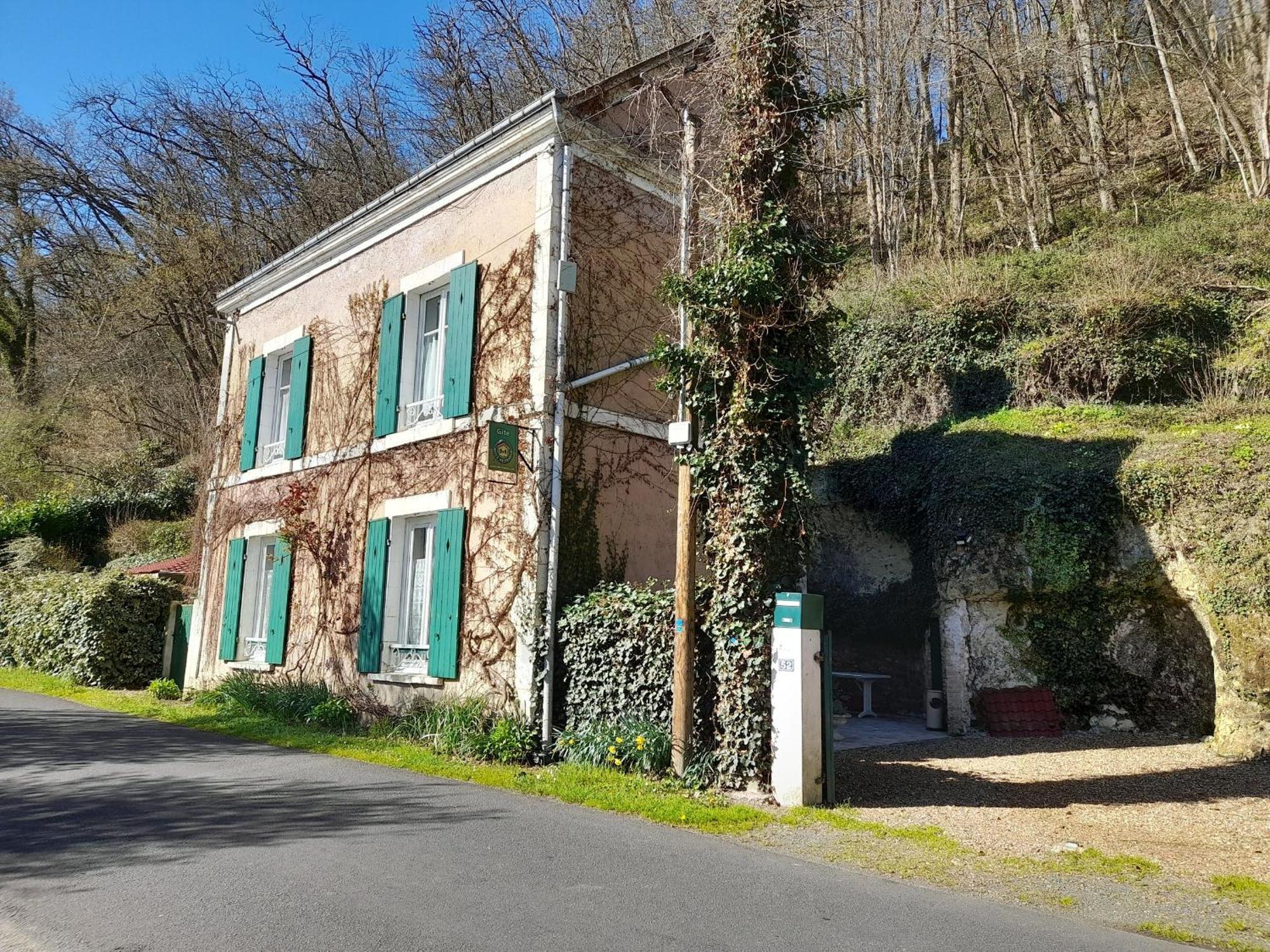 Maison Troglodytique Avec Wifi, Barbecue Et Cheminee - Fr-1-410-156 Aubigne-Racan ภายนอก รูปภาพ